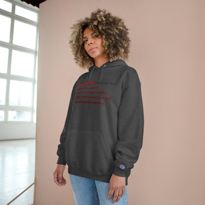 SINECURIST CHECK BOX HOODIE - UNISEX