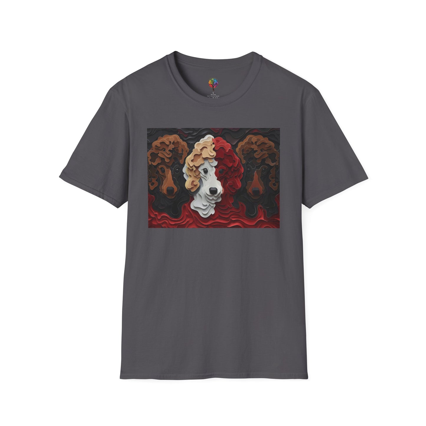 TOY POODLE TRIPLETS T-SHIRT UNISEX