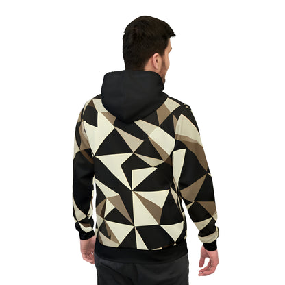 ANGLES BLACK TRIM PULLOVER HOODIE UNISEX