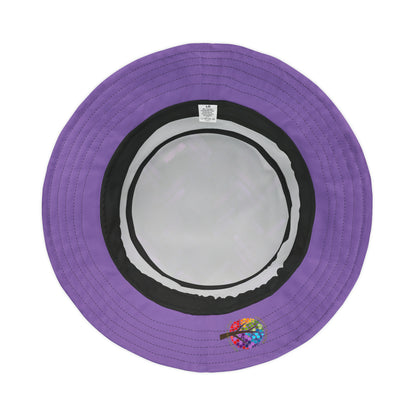 PURPLE BONES BUCKET HAT UNISEX