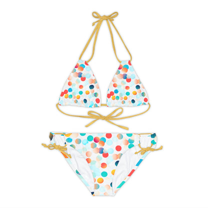 CIRCLES STRAPPY BIKINI SET