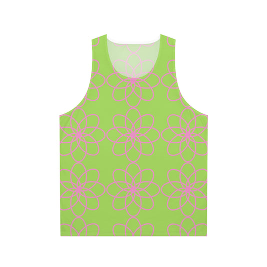 PAG  SPIRALS PINK GREEN TANK