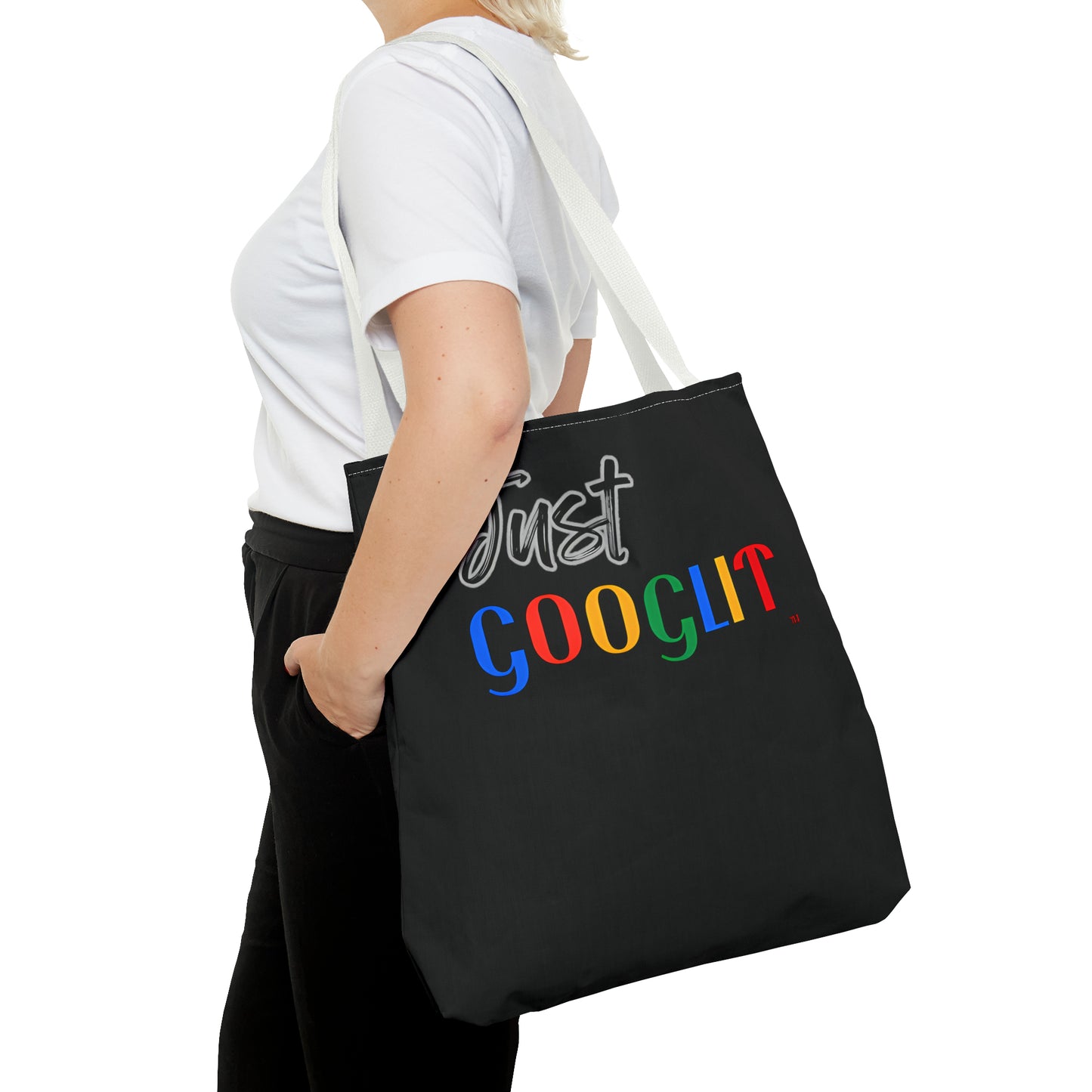 JUST GOOGLIT TOTE BAG