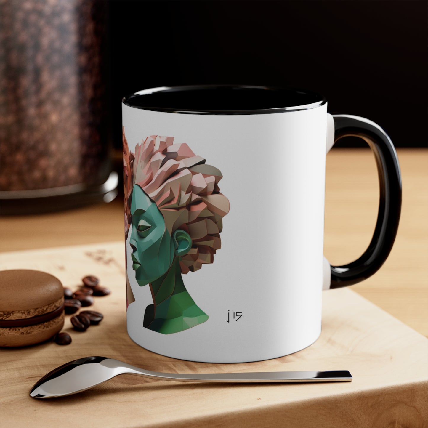 PAG SCULPTURED SISTERS CERAMIC MUG - 11OZ