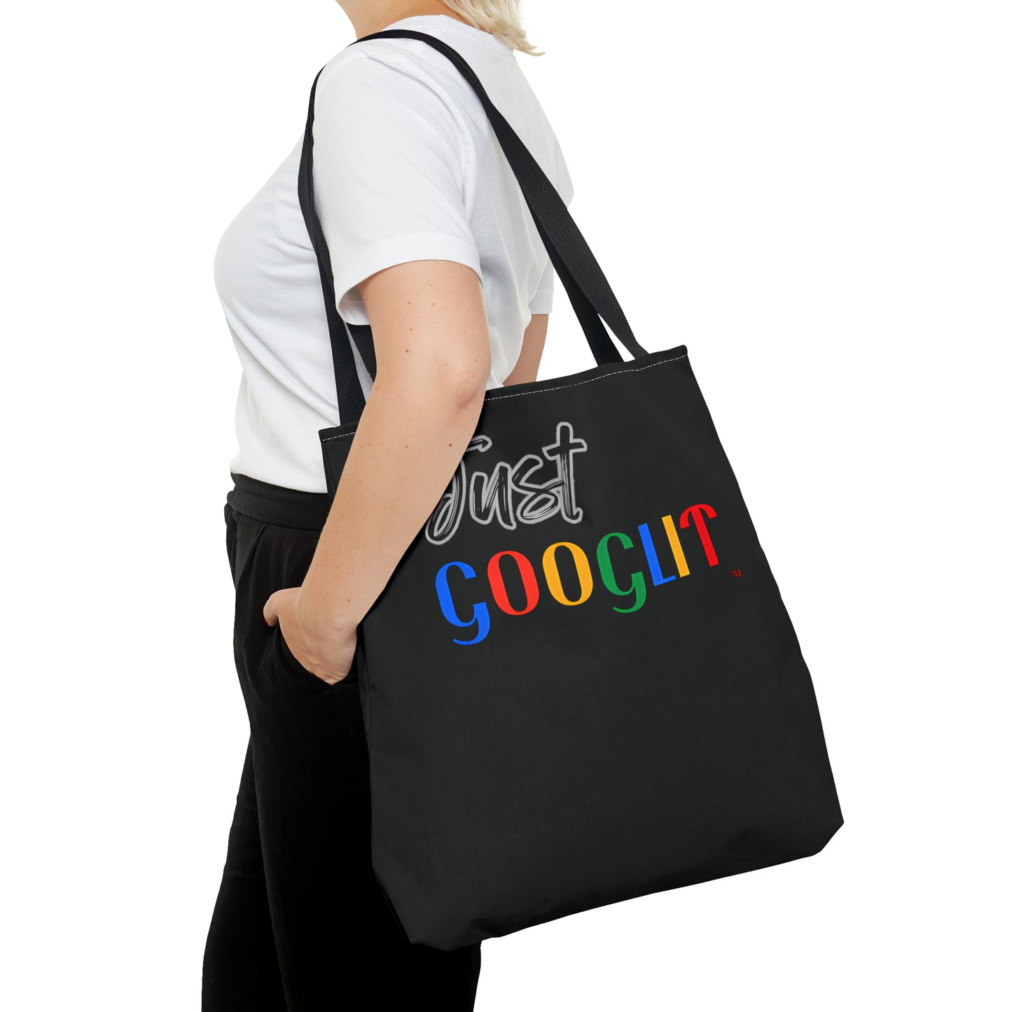 JUST GOOGLIT TOTE BAG