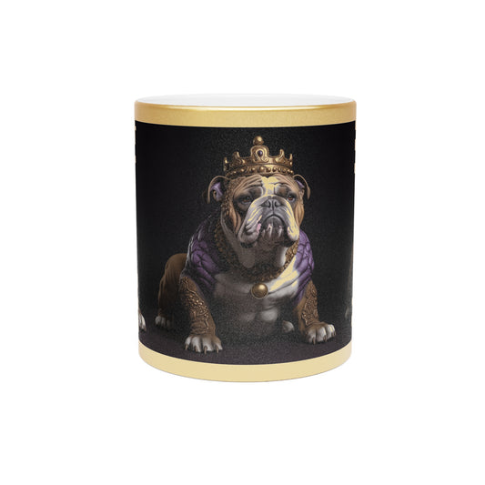 OME KING DOGG FOUNDERS' METALLIC MUG (SILVER\GOLD)