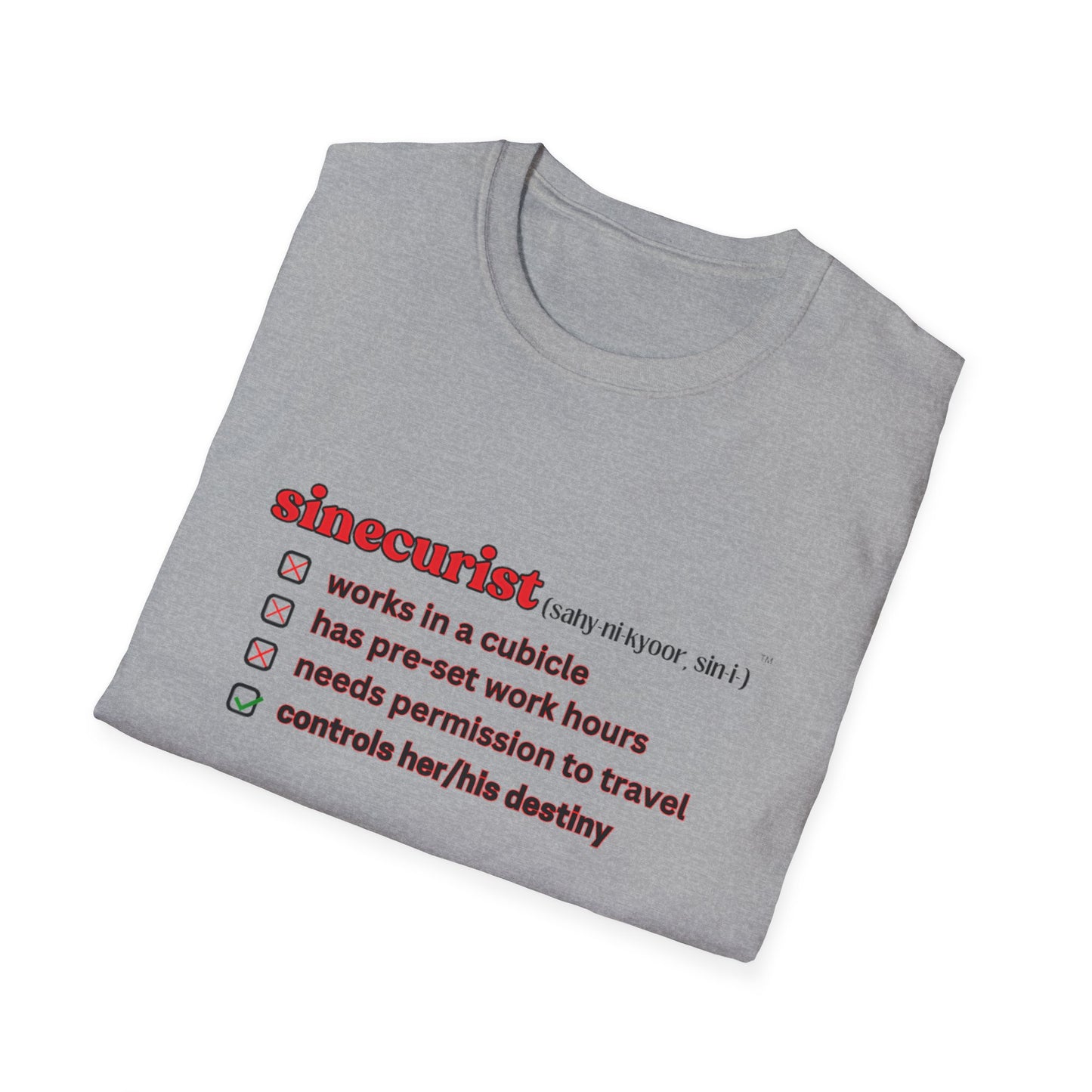UNI CHECK BOX R T-SHIRT - UNISEX