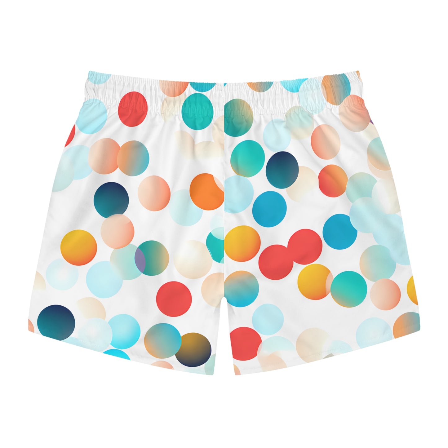 CIRCLES WHITE SWIM TRUNKS