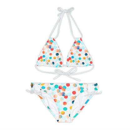 CIRCLES STRAPPY BIKINI SET
