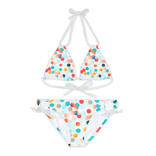 CIRCLES STRAPPY BIKINI SET