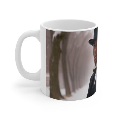 PAG PINK AND GREEN FOUNDERS' MUG - CERAMIC MUG 11OZ