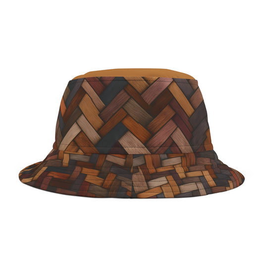 BROWN TOP HERRING BUCKET HAT UNISEX