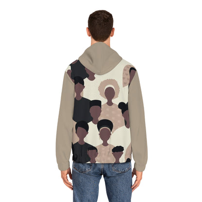 HIP CROWD BEIGE ZIP HOODIE MEN'S