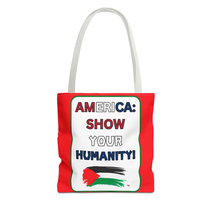 PALESTINE HUMANITY TOTE BAG