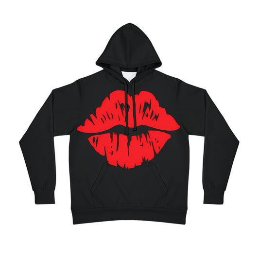 KISS ME YOU FOOL PULLOVER ATHLETIC HOODIE UNISEX