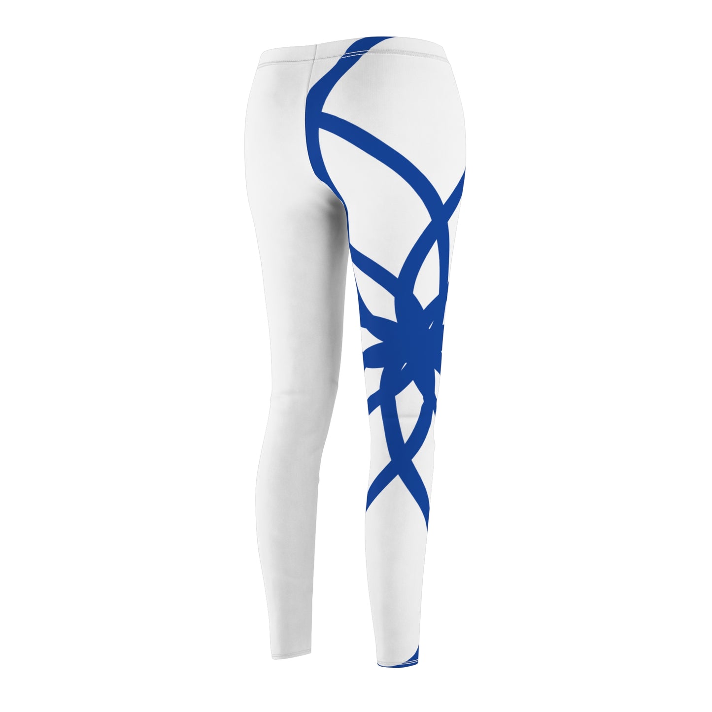 ZET  SPIRALS BLUE WHITE RT LEGGINGS