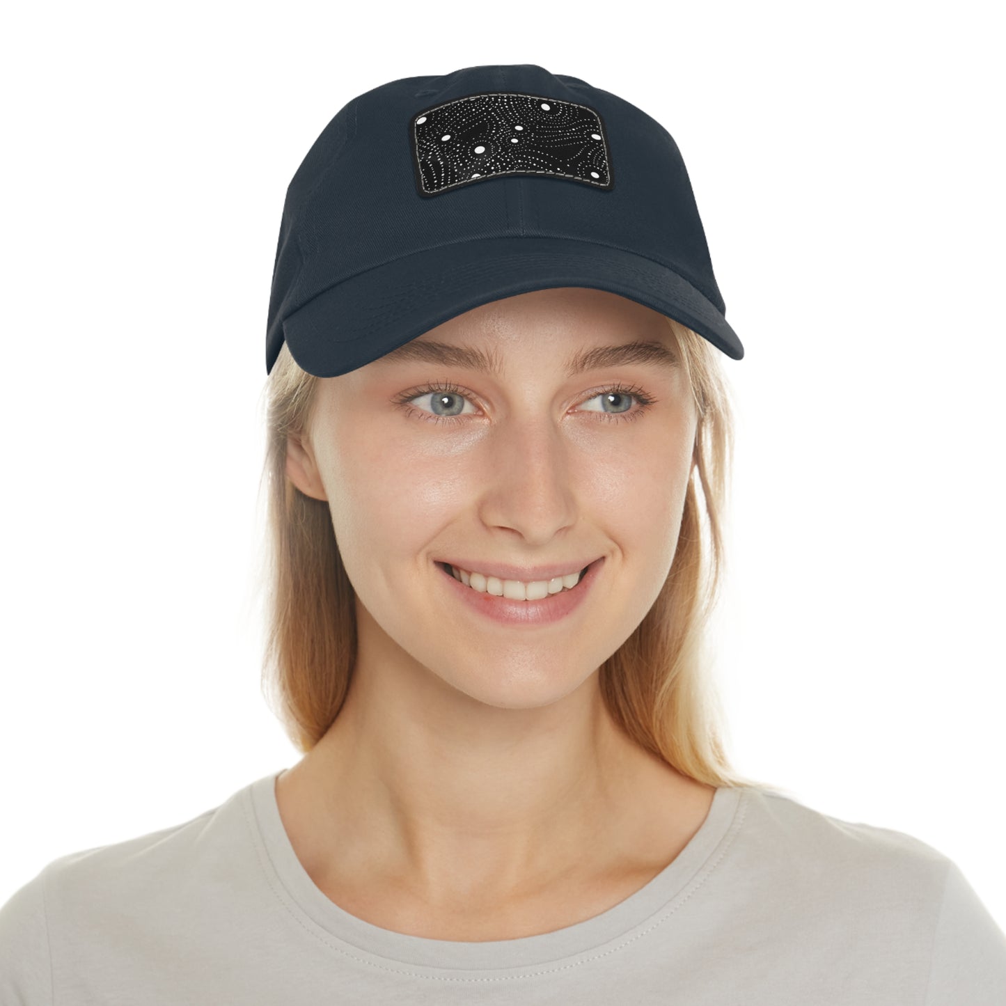 UNI COSMIC HAT WITH LEATHER PATCH (RECTANGLE)