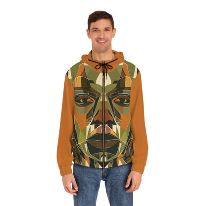 RUSTIC EYES LIGHT WEIGHT BRONZE ZIP HOODIE MEN'S