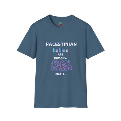 PALESTINE HUMAN BABIES T-SHIRT UNISEX