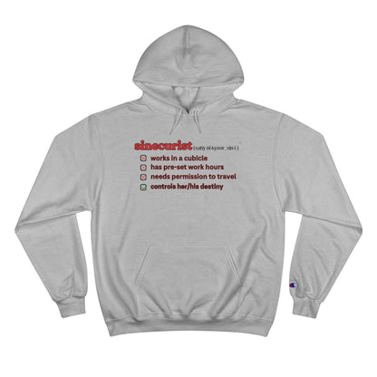 SINECURIST CHECK BOX HOODIE - UNISEX