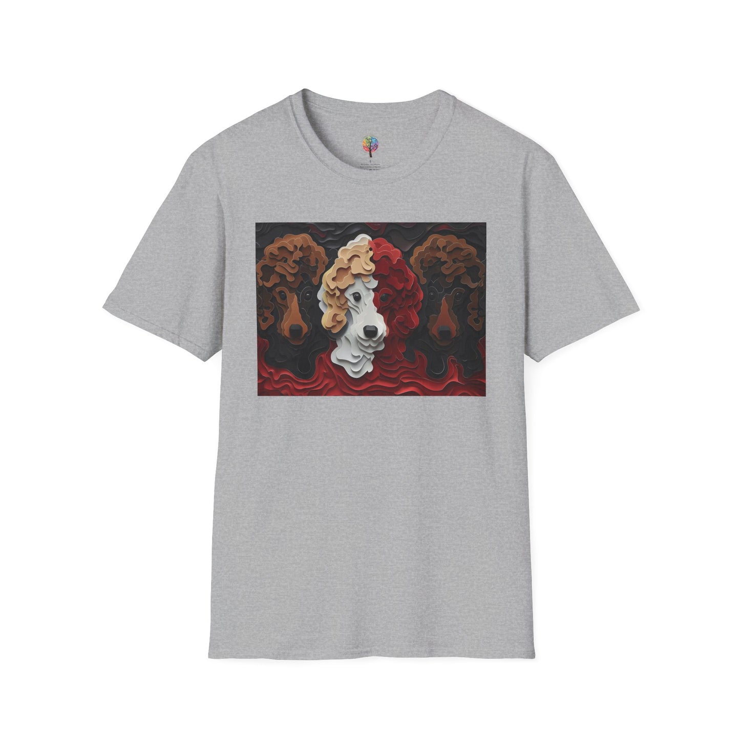 TOY POODLE TRIPLETS T-SHIRT UNISEX