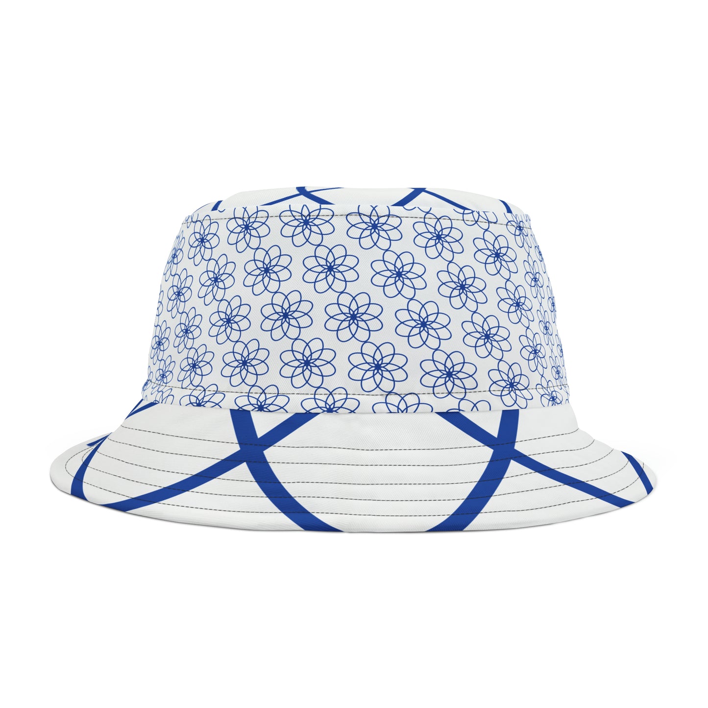 BLUE SPIRALS BUCKET HAT UNISEX