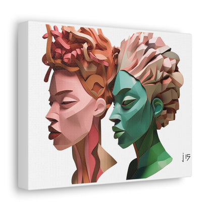 PAG SCULPTURED SISTERS CANVAS GALLERY WRAPS