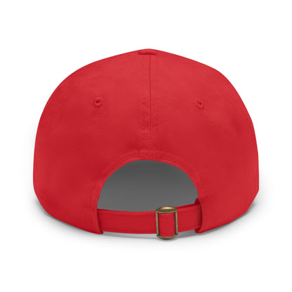 OME POWERED HAT WITH LEATHER PATCH (ROUND)