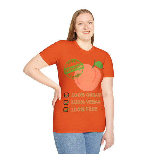 JUST PEACHY SOFTSTYLE T-SHIRT UNISEX