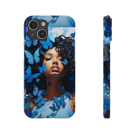 ZET BLUE BUTTERFLY PHONE CASE - PHONE CASE
