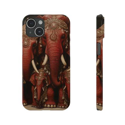 DEL RED ELEPHANT FAMILY CASE - PHONE CASE