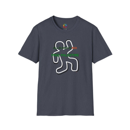 PALESTINE BLOOD RED T-SHIRT UNISEX