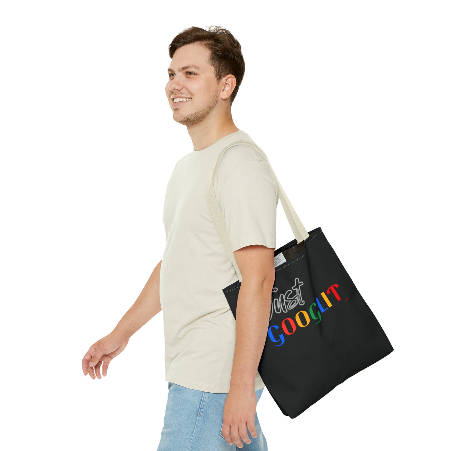 JUST GOOGLIT TOTE BAG