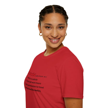 UNI CHECK BOX R T-SHIRT - UNISEX