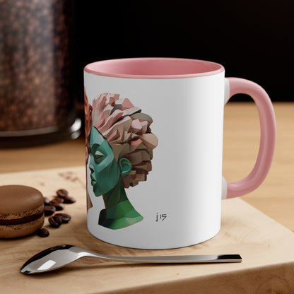 PAG SCULPTURED SISTERS CERAMIC MUG - 11OZ
