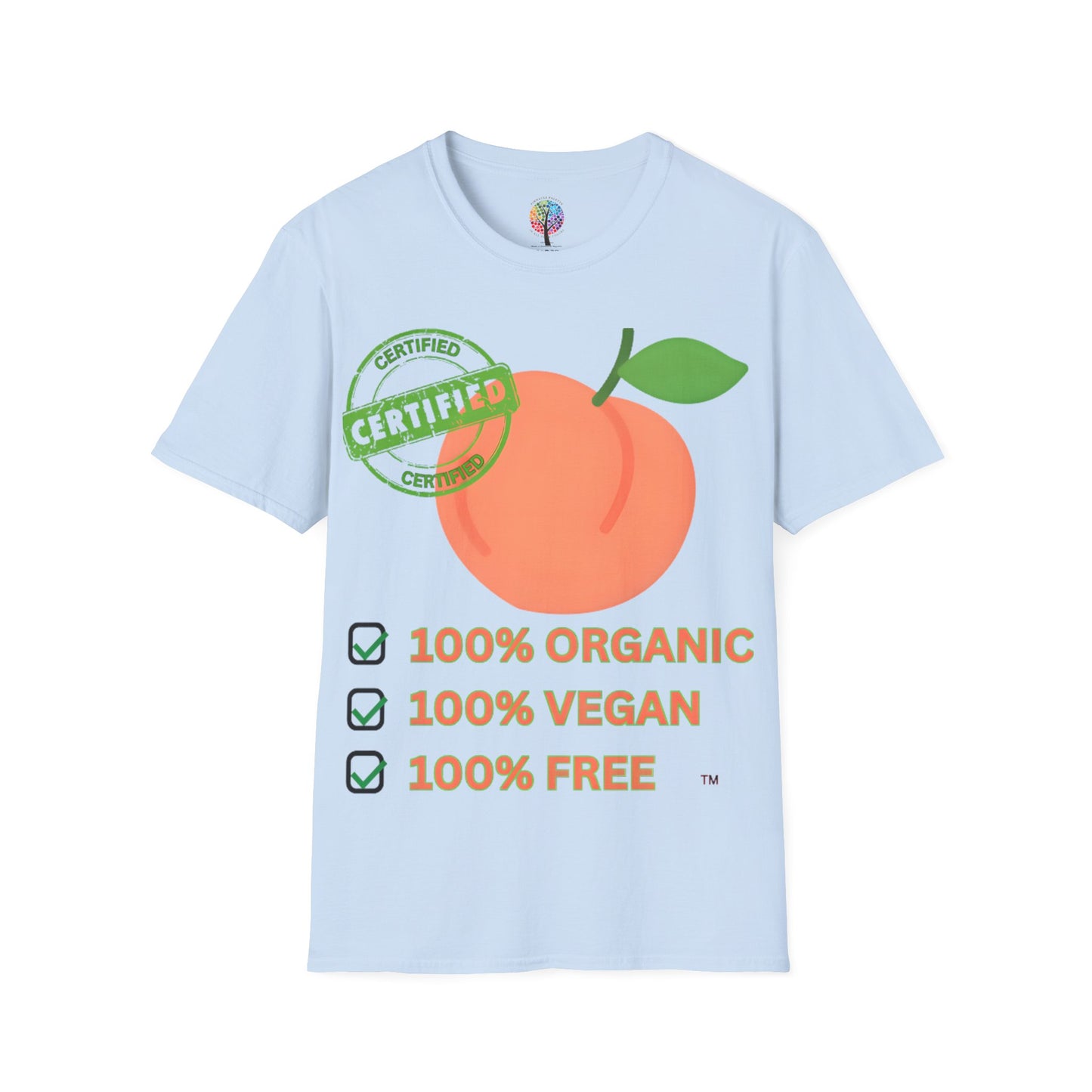 JUST PEACHY SOFTSTYLE T-SHIRT UNISEX