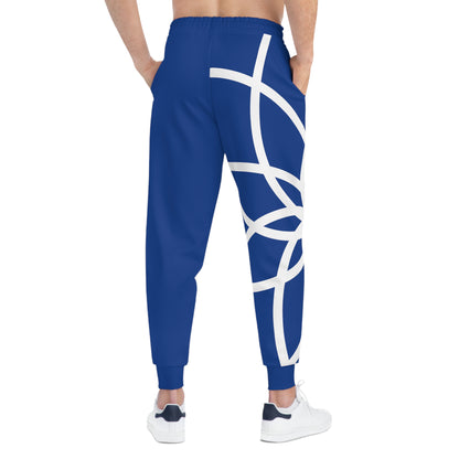 ZET  SPIRALS WHITE BLUE RT JOGGERS