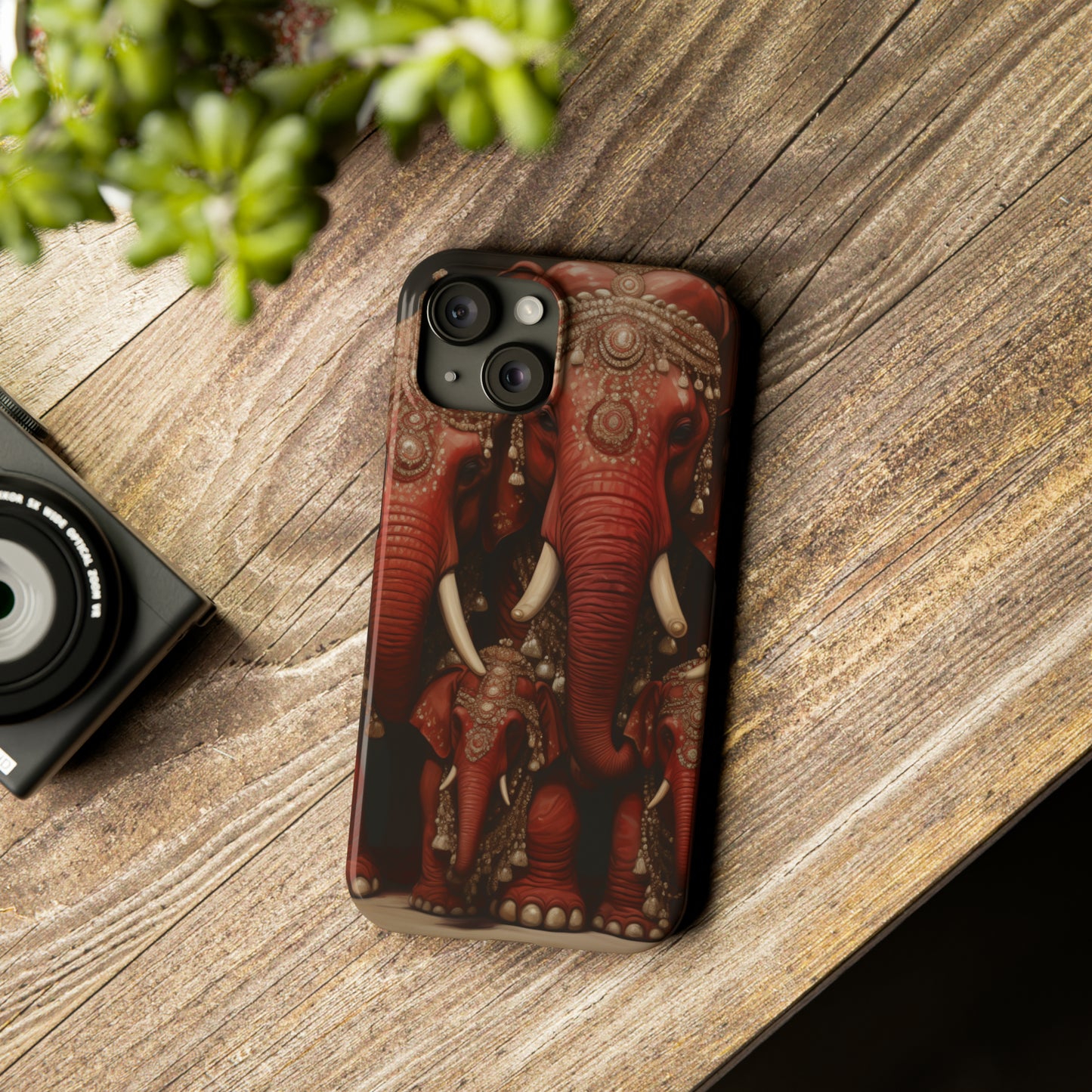 DEL RED ELEPHANT FAMILY CASE - PHONE CASE