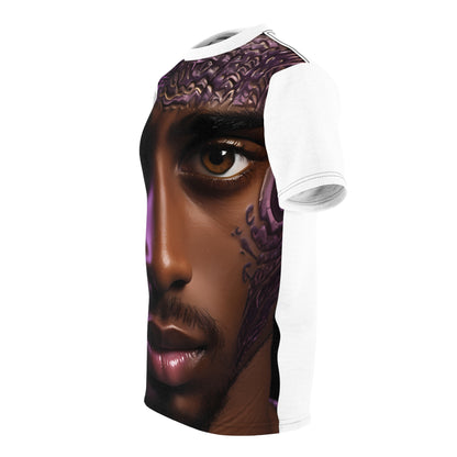 EMBOSSED PURPLE CUT & SEW TEE UNISEX