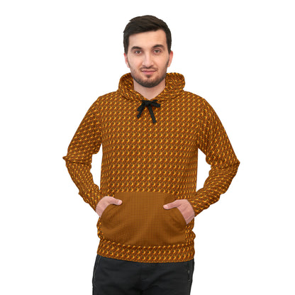 UNI GOLD PAISLEY UNISEX PULLOVER HOODY ATHLETIC HOODIE