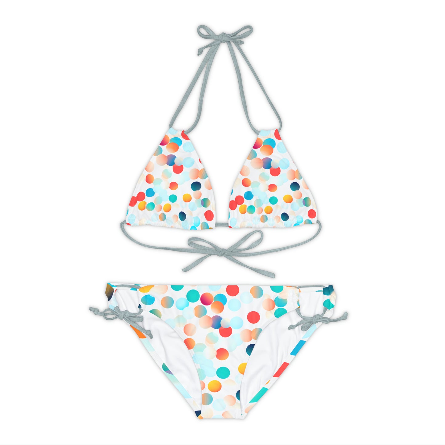 CIRCLES STRAPPY BIKINI SET