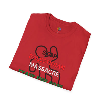 PALESTINE CEASE FIRE T-SHIRT UNISEX