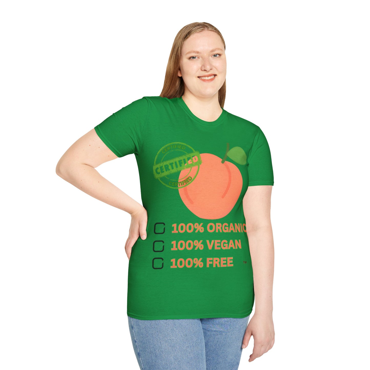 JUST PEACHY SOFTSTYLE T-SHIRT UNISEX