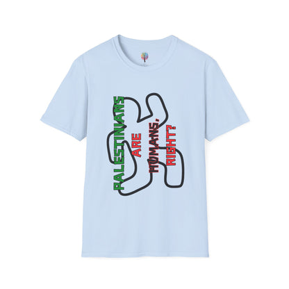 PALESTINE HUMAN RIGHTS T-SHIRT UNISEX
