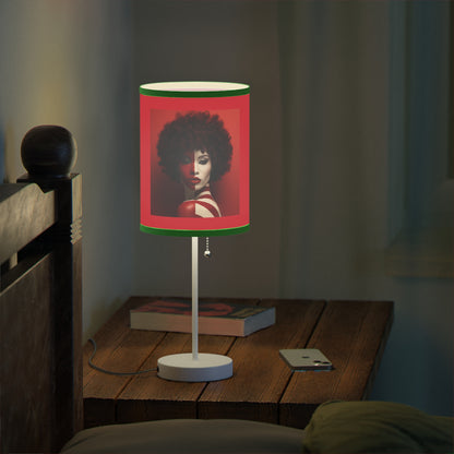 DEL CRIMSON SYMMETRY LAMP ON A STAND, US|CA PLUG
