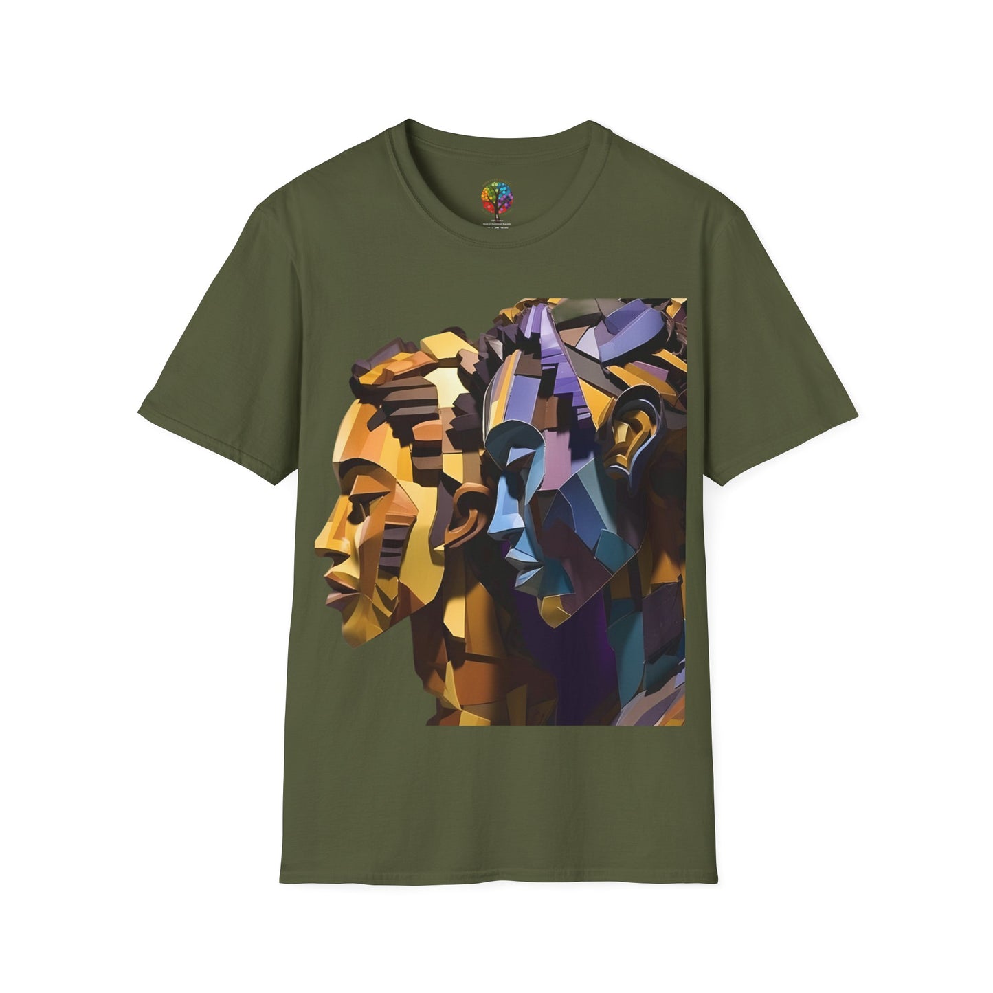 CARVED FACES SOFTSTYLE T-SHIRT UNISEX