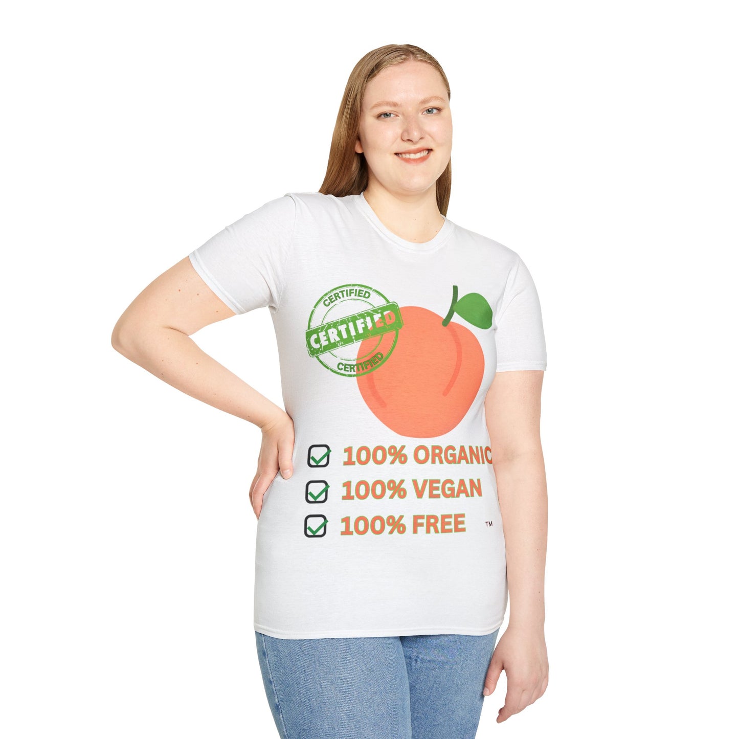 JUST PEACHY SOFTSTYLE T-SHIRT UNISEX