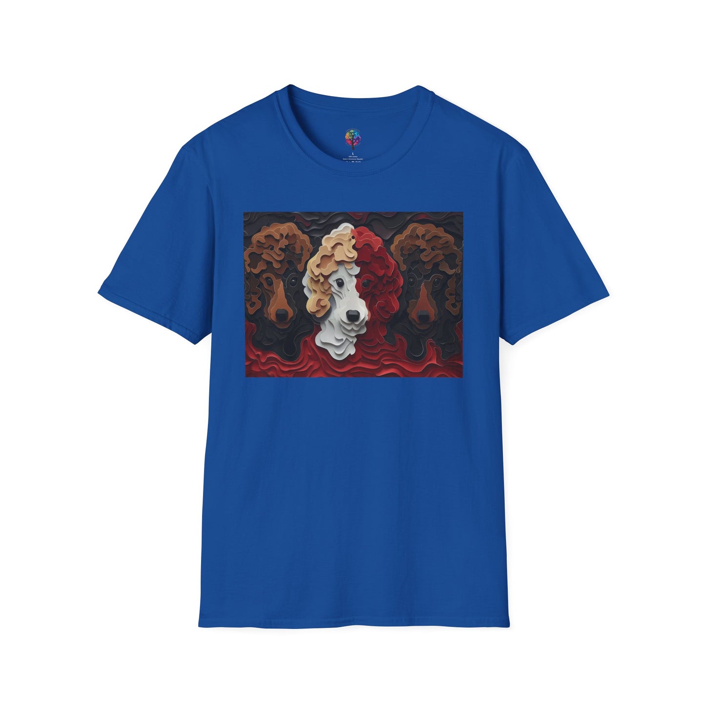 TOY POODLE TRIPLETS T-SHIRT UNISEX