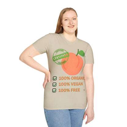 JUST PEACHY SOFTSTYLE T-SHIRT UNISEX