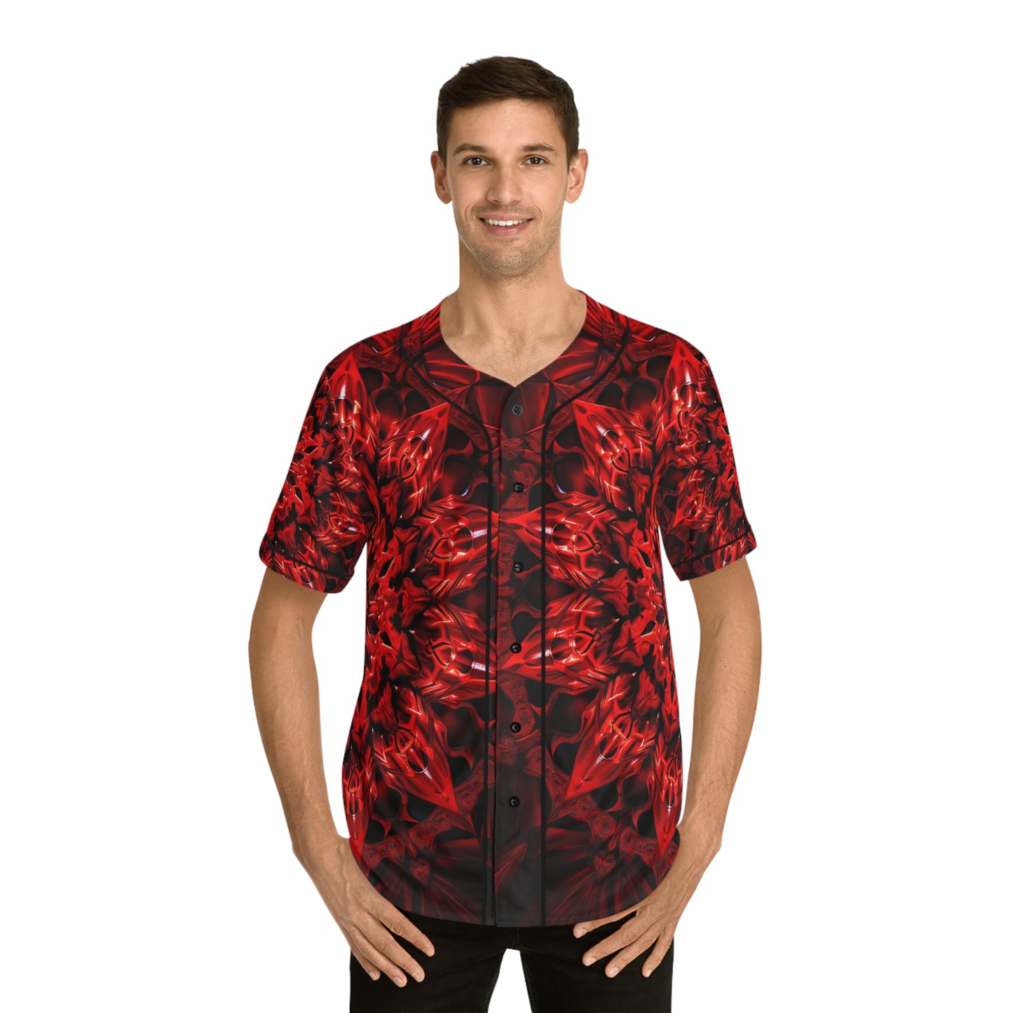 EYE TEST MEN'S BASEBALL JERSEY